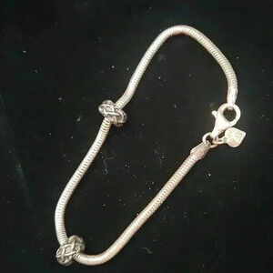 Ma sterling Silver 8" Charm bracelet